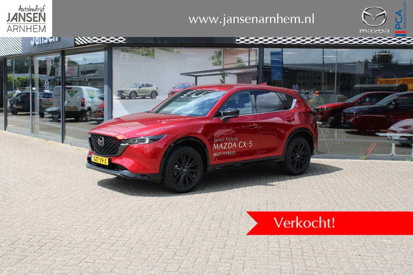 Mazda CX-5 - 2.0 e-SkyActiv-G M Hybrid 165 Homura & comfort pack Demovoordeel € 7.640-, Navi, Adap.Crui - AutoWereld.nl