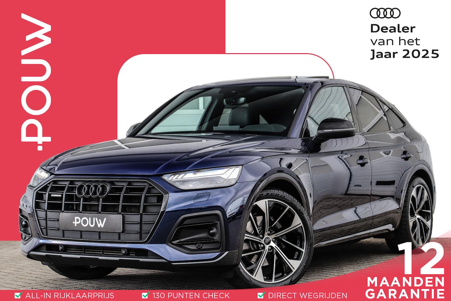 Audi Q5 Sportback - 50 TFSIe 299pk Quattro S-Line | Panoramadak | Luchtvering | Trekhaak - AutoWereld.nl