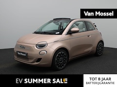 Fiat 500 C - 500e La Prima 42 kWh | Lederen Bekleding | Blind Spot | NAVI | LED | 17'' LM. Velgen