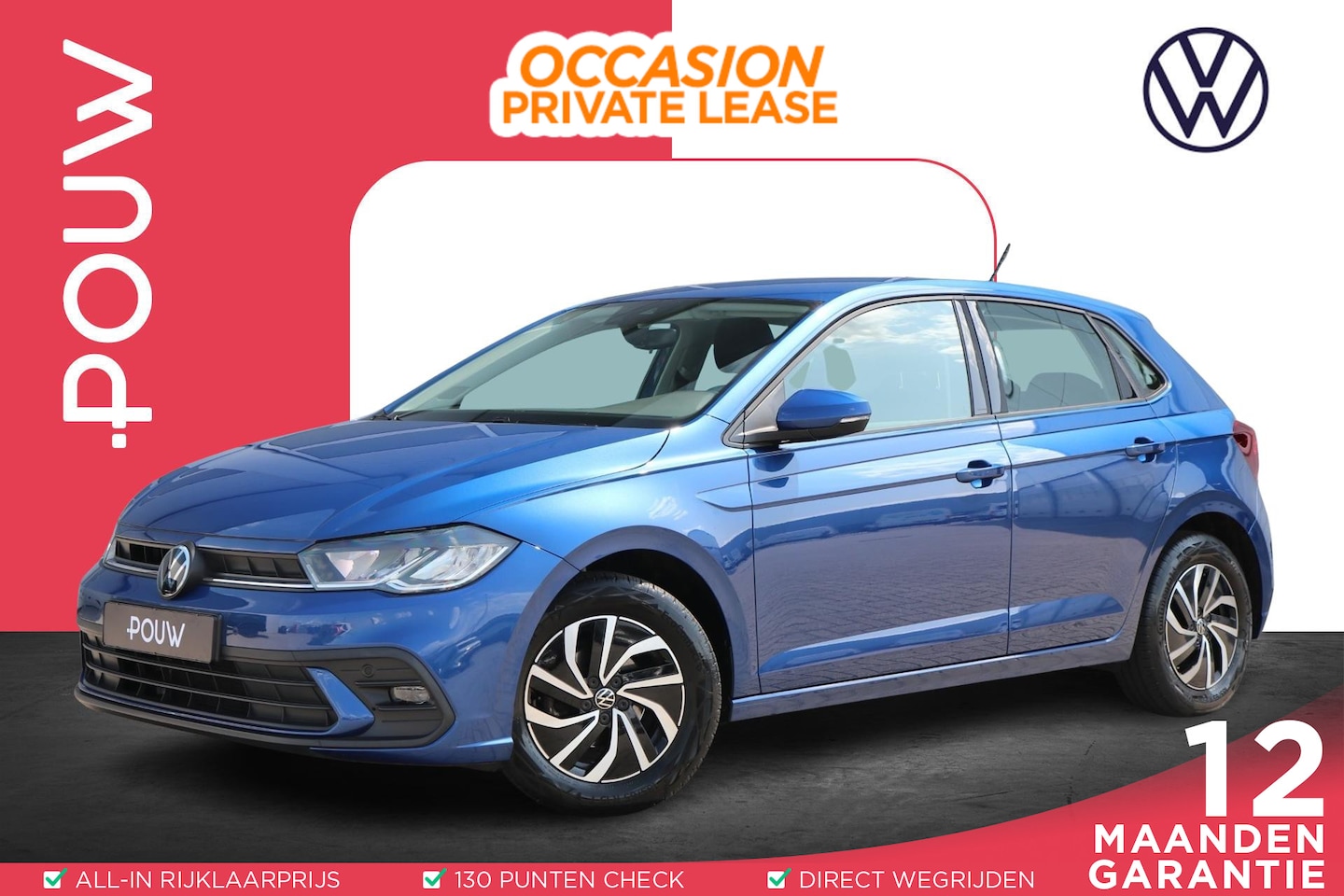 Volkswagen Polo - 1.0 TSI 95pk DSG Life | App Connect | Stoelverwarming | Parkeersensoren - AutoWereld.nl