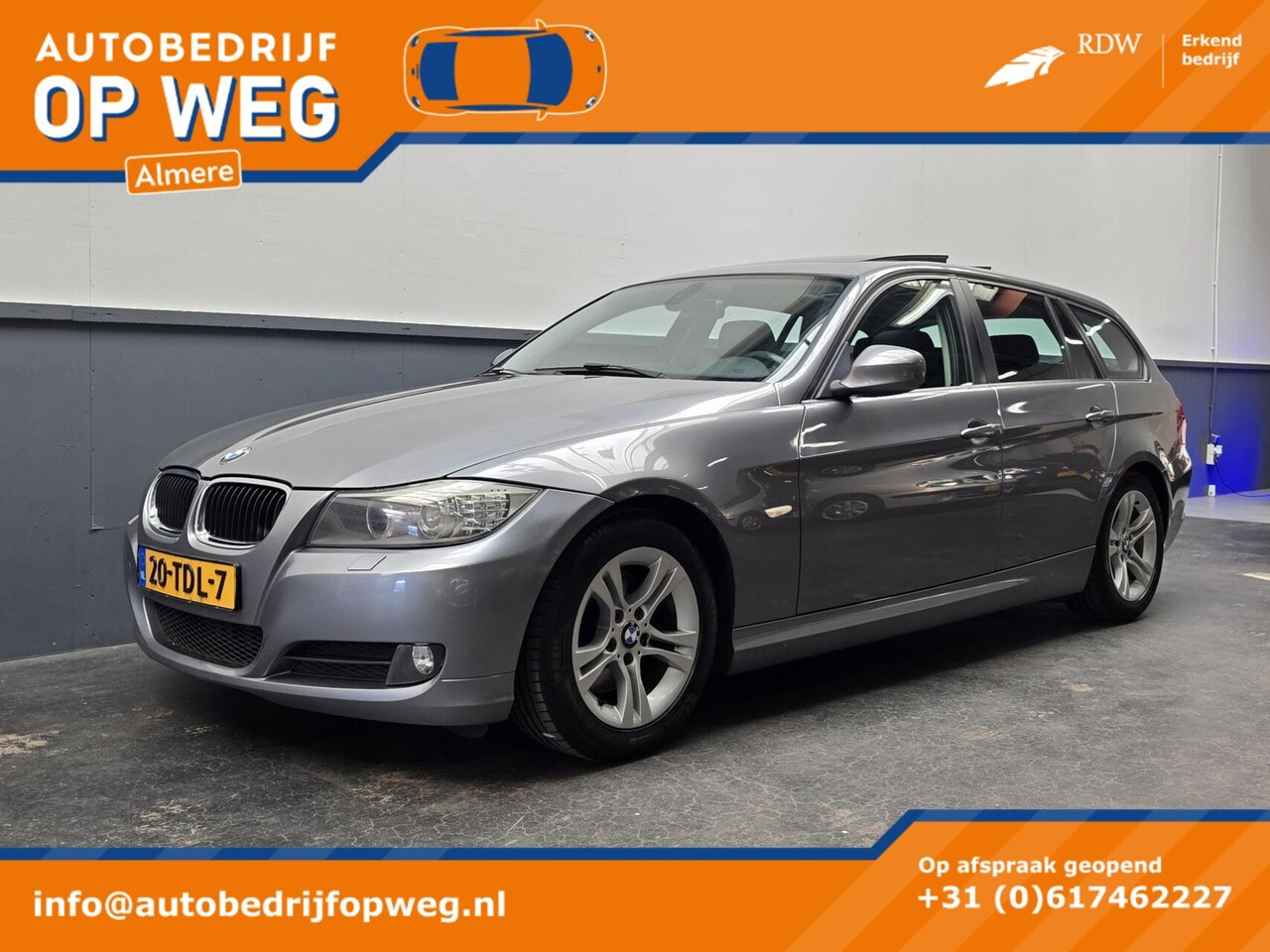 BMW 3-serie Touring - 320d Efficient Dynamics Edition Luxury Line | Pano | Navi | | Leder | Netjes - AutoWereld.nl