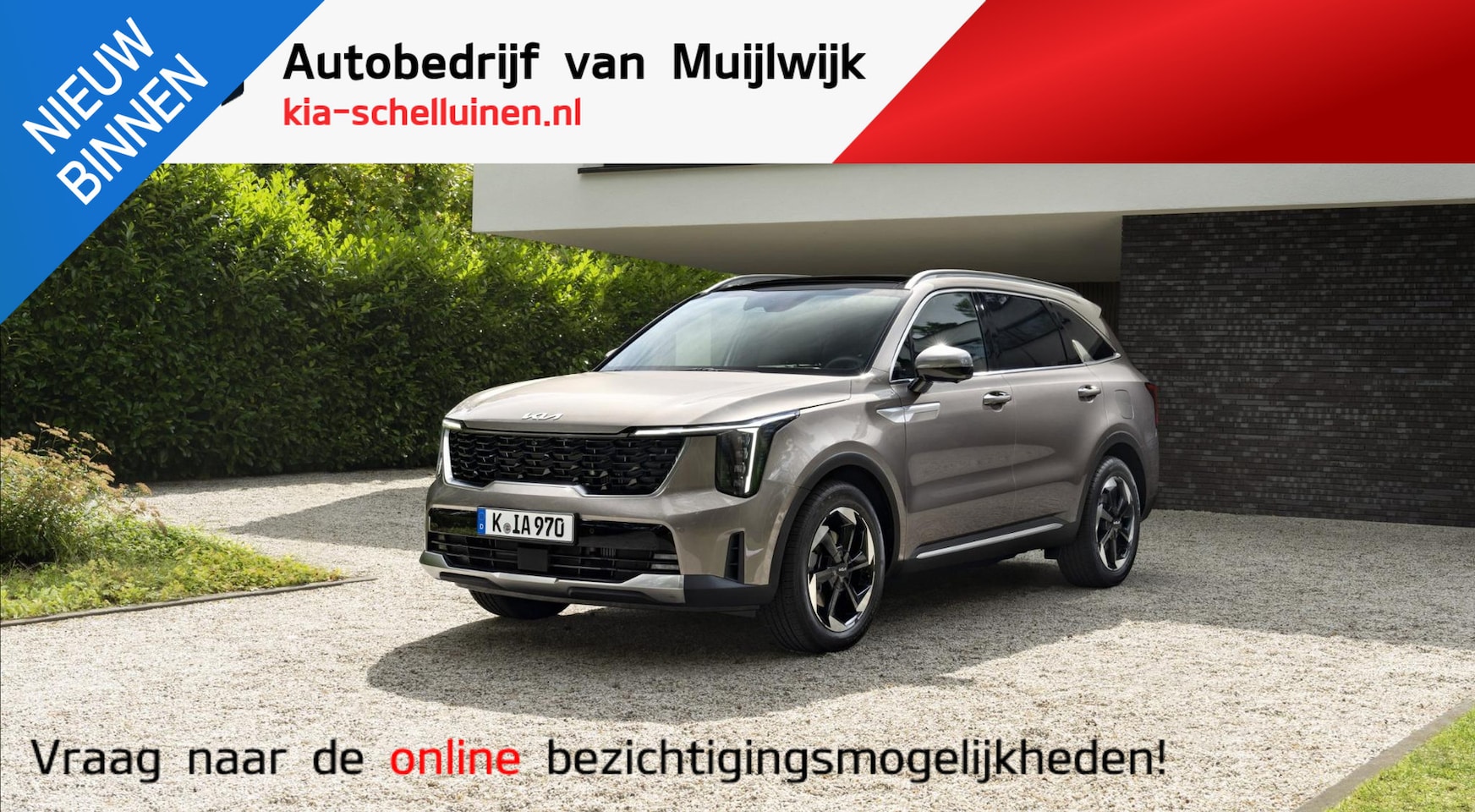 Kia Sorento - 1.6 T-GDi Hybrid 2WD ExecutiveLine 7p. Unieke NL DealerAuto ! | Wordt verwacht !!! | Afkom - AutoWereld.nl