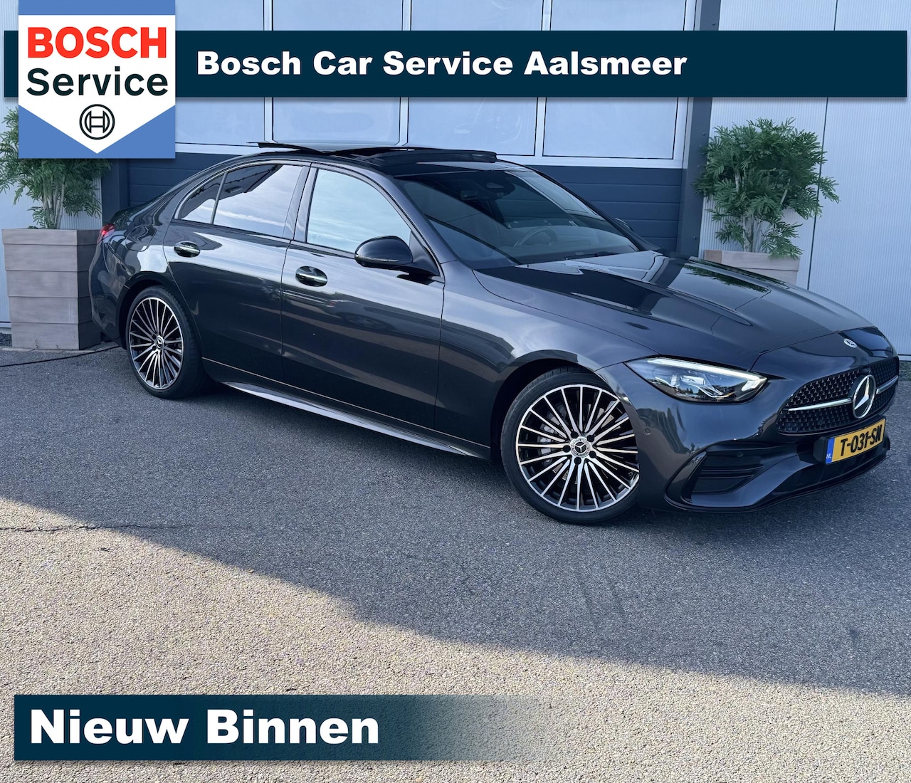 Mercedes-Benz C-klasse - 200 AMG Line / PANO /360 CAMERA / TREKHAAK / MEMORY / - AutoWereld.nl