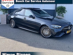Mercedes-Benz C-klasse - 200 AMG Line / PANO /360 CAMERA / TREKHAAK / MEMORY /