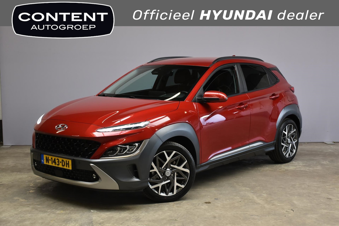 Hyundai Kona - HEV Premium | Trekhaak | Leder | Stoelkoeling | Elektrische Stoelverstelling | Adaptive Cr - AutoWereld.nl