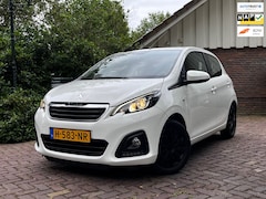 Peugeot 108 - 1.0 e-VTi Black Edition 5 drs *Rijklaar* NAP | Dealer OH | NIEUW Carplay Scherm| PDC | Air