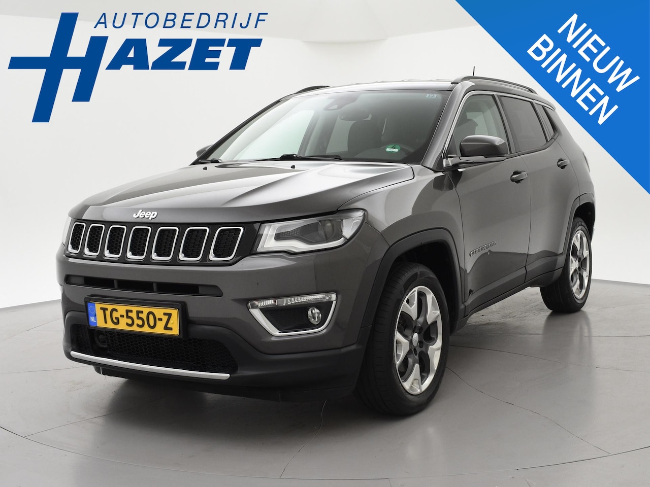 Jeep Compass - 1.4 MULTIAIR 170 PK AUT. 4X4 LIMITED + BEATS AUDIO | APPLE CARPLAY | STUURVERWARMING - AutoWereld.nl