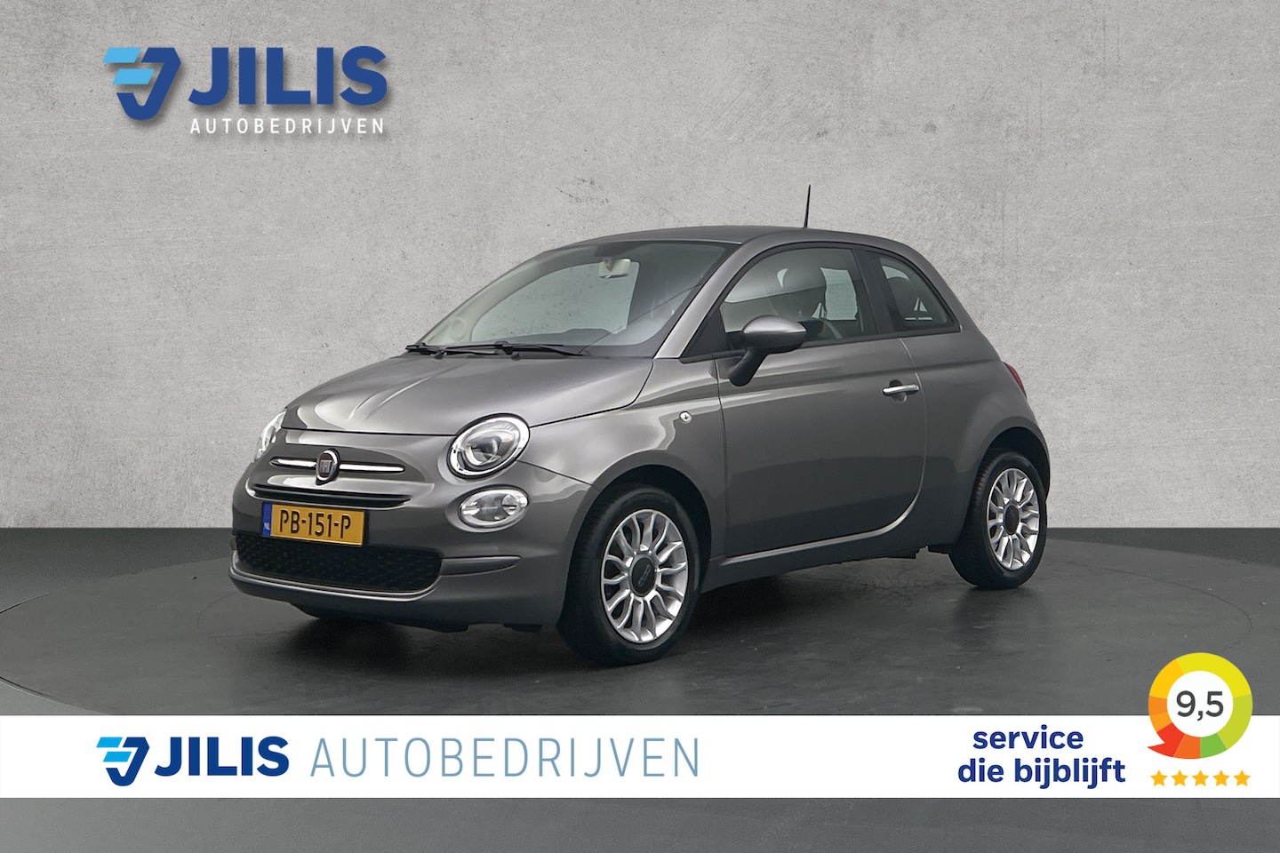 Fiat 500 - 0.9 TwinAir Turbo Popstar | Airco | Lichtmetalen velgen | Multifunctioneel stuur | Isofix - AutoWereld.nl