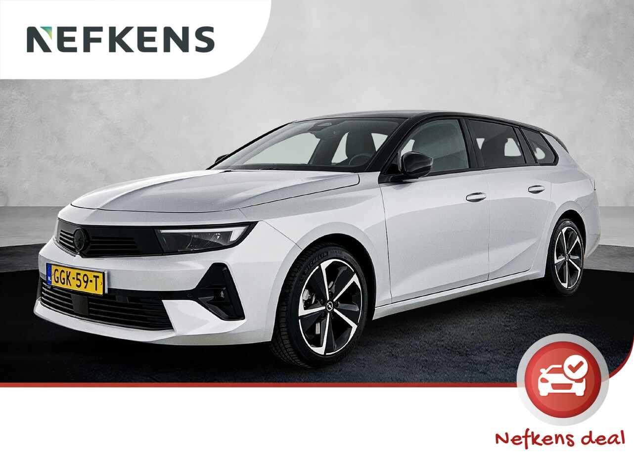 Opel Astra Sports Tourer - 1.2 Turbo Hybrid GS | AGR Bestuurdersstoel | Stoelverwarming | Stuur verwarming| 360°C Cam - AutoWereld.nl