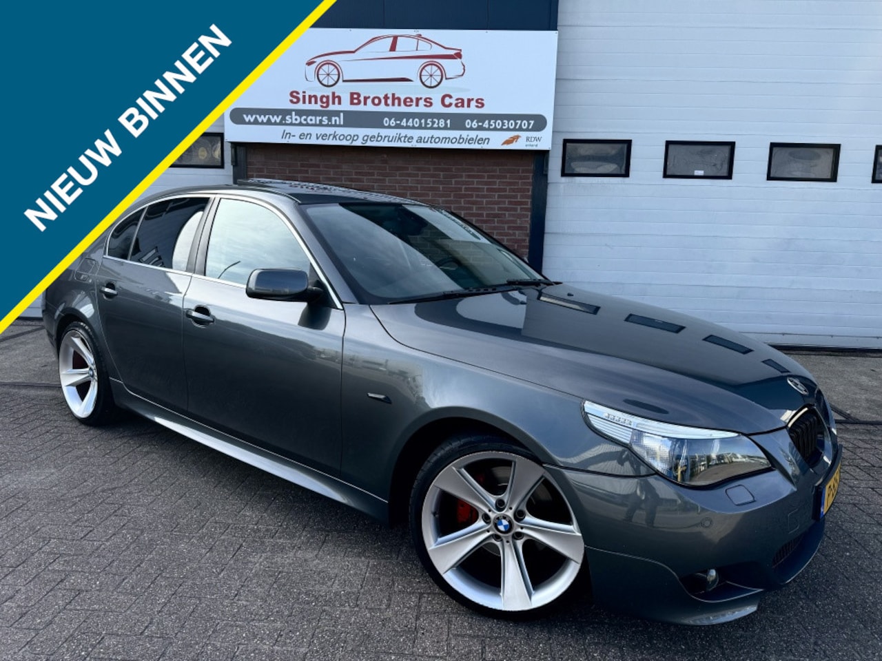 BMW 5-serie - 525i/218PK/EXE/M2007/M-PAKKET/DAK/NAVI/VOL!! - AutoWereld.nl