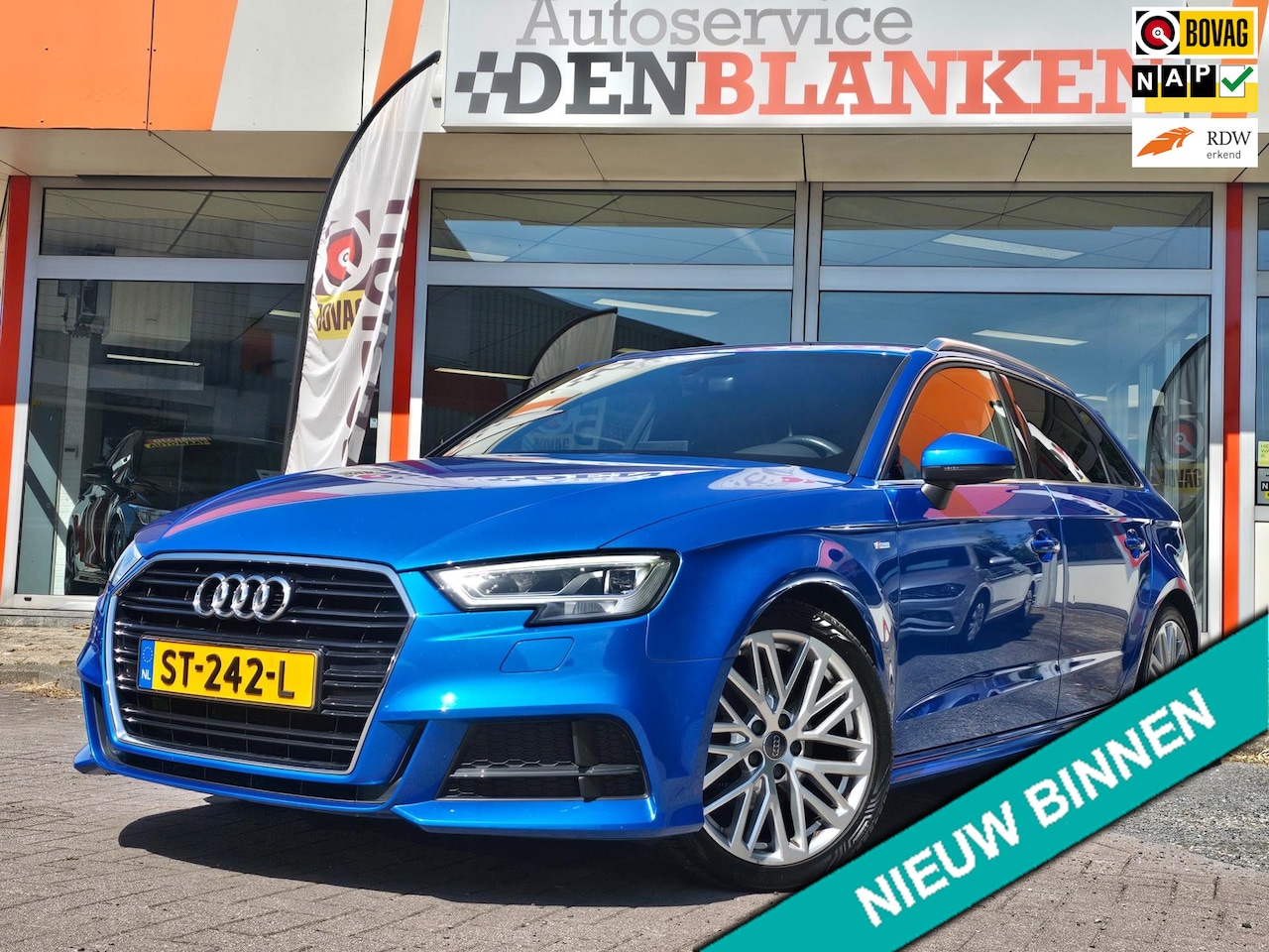 Audi A3 Sportback - 1.0 TFSI Sport S Line Edition Automaat BJ.2018 / Navi / Led / Camera / Clima / 18"Lmv / NL - AutoWereld.nl