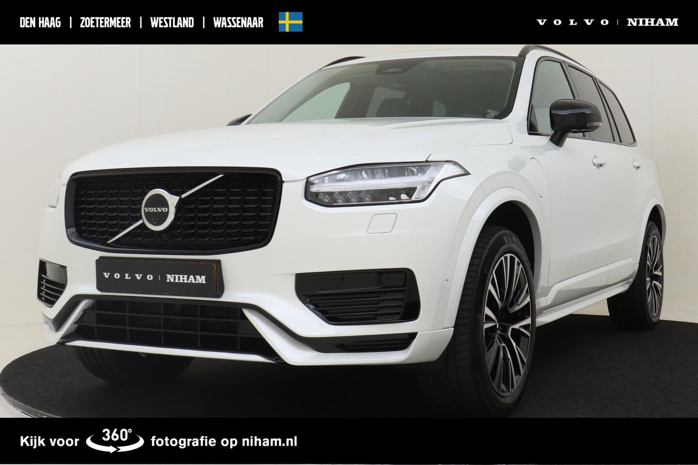 Volvo XC90 - T8 PLUG-IN HYBRID AWD ULTRA DARK -PANO.DAK|LUCHTVERING|GEVENT.LEDER+MASSAGE|HARMAN/KARDON| - AutoWereld.nl