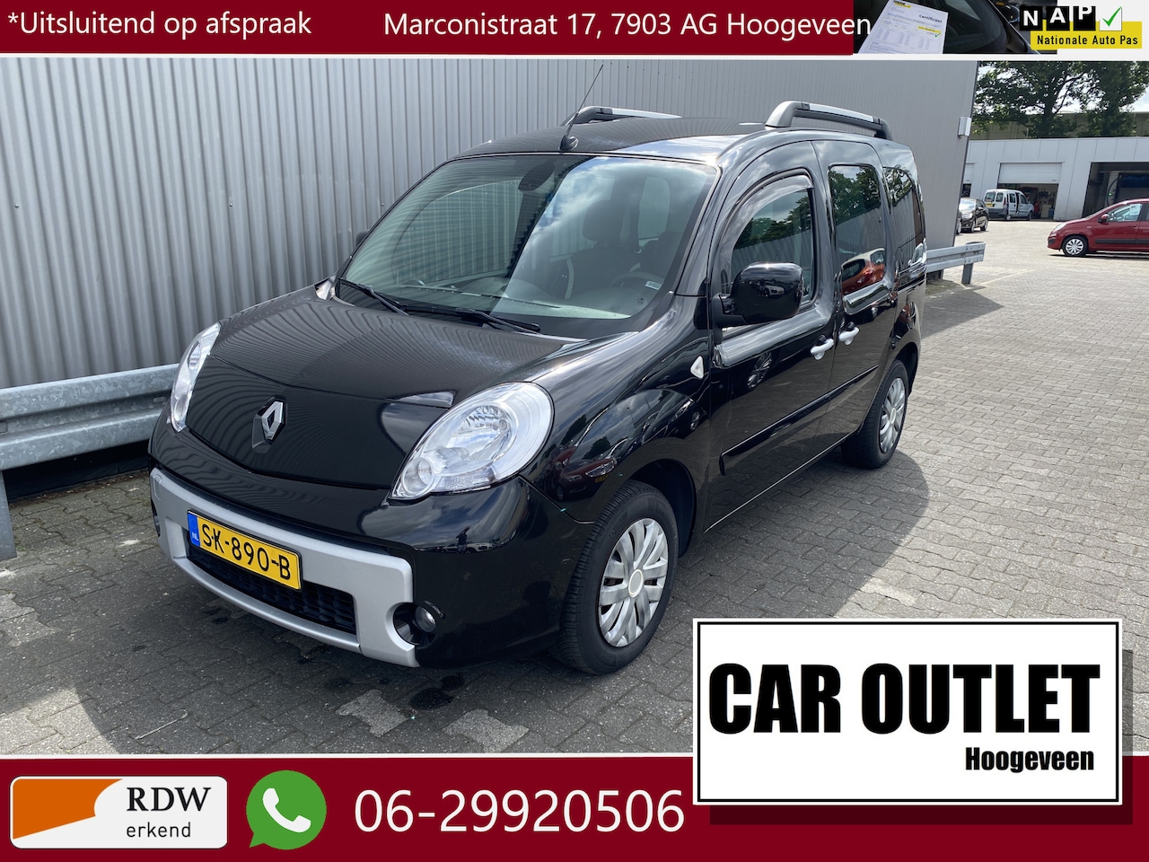 Renault Kangoo Family - 1.6-16V Privilège AUTOMAAT, Clima, CC & Nieuwe APK – Inruil Mogelijk – - AutoWereld.nl