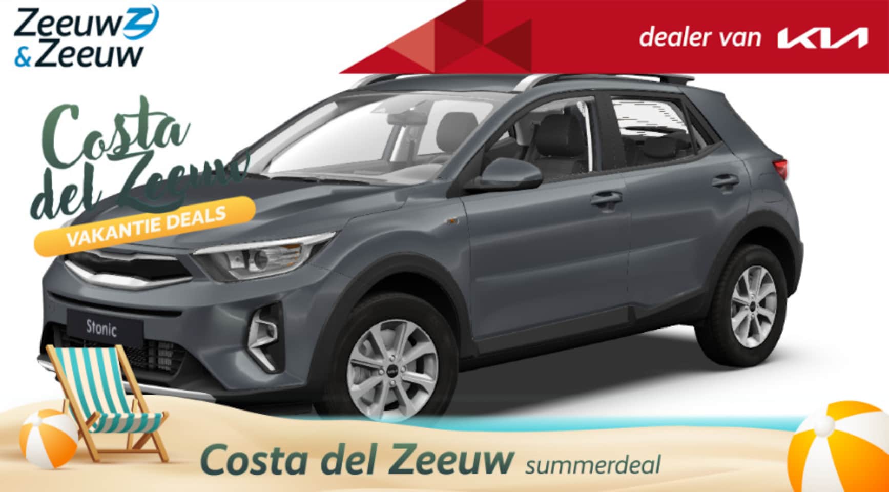 Kia Stonic - 1.0 T-GDi MHEV DynamicLine | €2.250 inruilvoordeel | Private lease van € 389,- p.m. | Clim - AutoWereld.nl