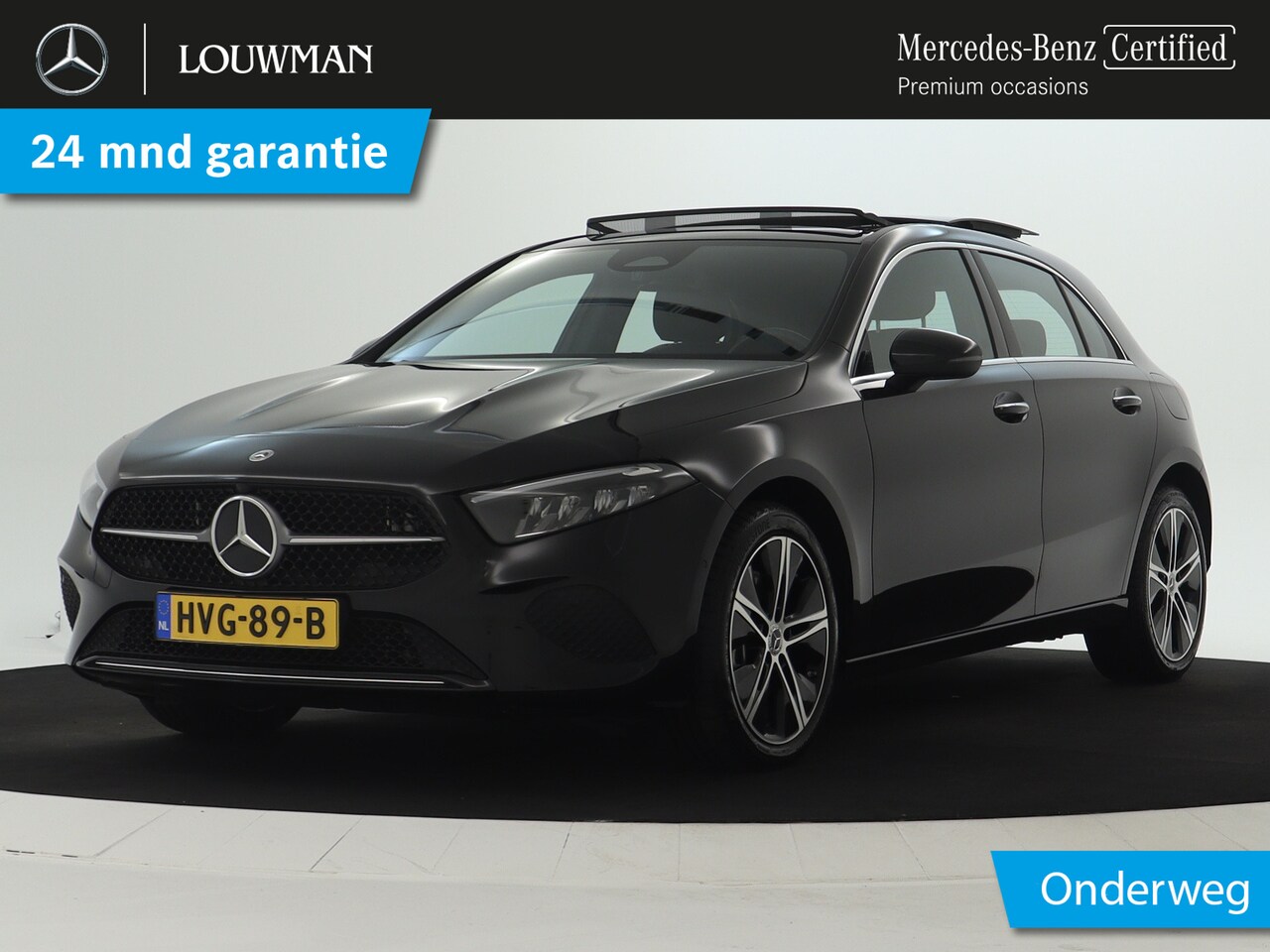 Mercedes-Benz A-klasse - 250 e Luxury Line | Panorama Schuif-Kanteldak | 18 Inch 5 spaaks velgen | Sfeerverlichting - AutoWereld.nl