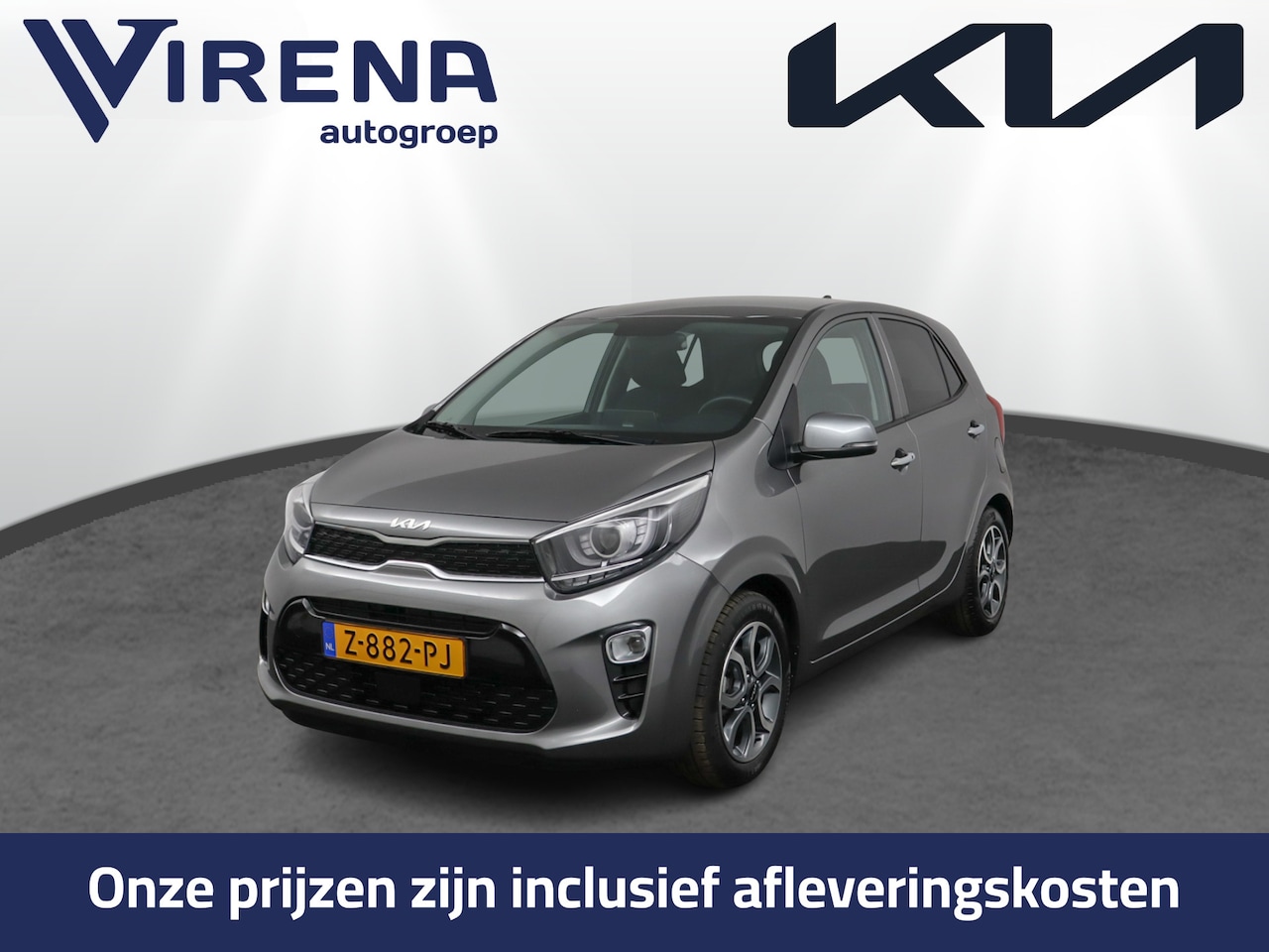 Kia Picanto - 1.0 DPi DynamicPlusLine Apple Carplay/Android Auto - Cruise Control - Climate Control - Na - AutoWereld.nl