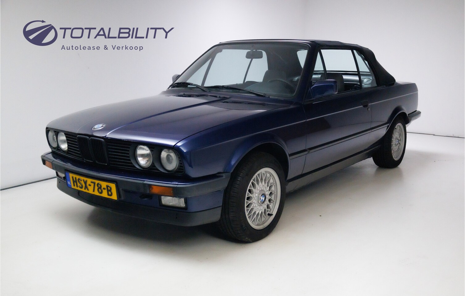 BMW 3-serie Cabrio - 320i E30 6 cilinder handgeschakeld! Grijs lederen interieur, Stuurbekrachtiging, Electrisc - AutoWereld.nl