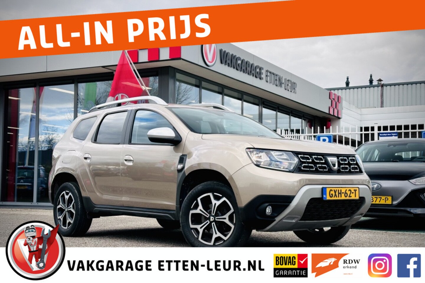 Dacia Duster - 1.2 TCe Prestige / CAMERA / TREKHAAK / CRUISE - AutoWereld.nl