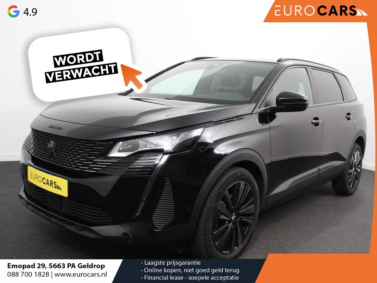 Peugeot 5008 - 1.2 PureTech GT Black Pack 7p Climate control Adaptive cruise control Achteruitrijd camera - AutoWereld.nl