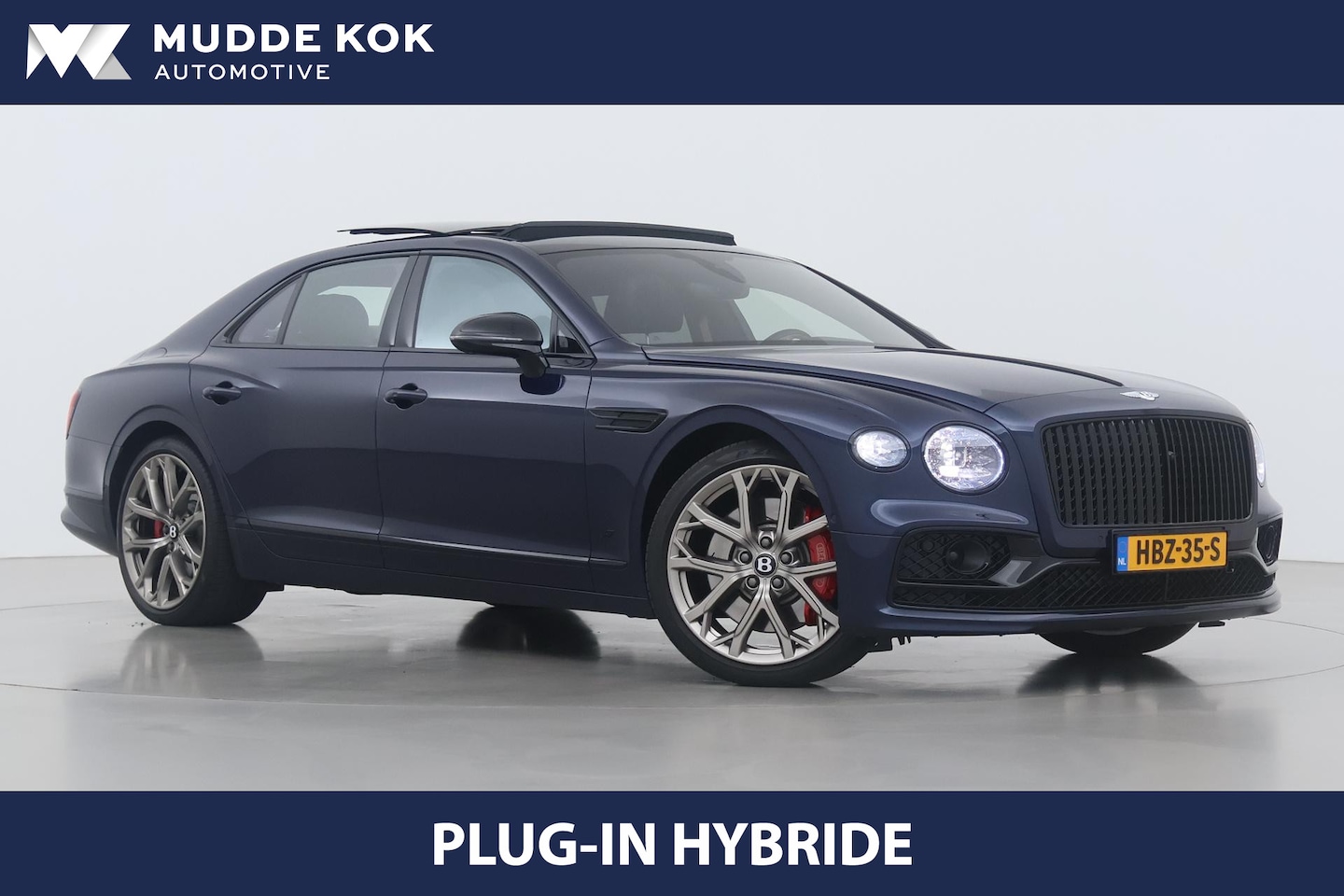 Bentley Flying Spur - 2.9 V6 Hybrid S | Bang & Olufsen | Sunroof | Head-Up | ACC | 22 inch Pale Brodgar Satin - AutoWereld.nl