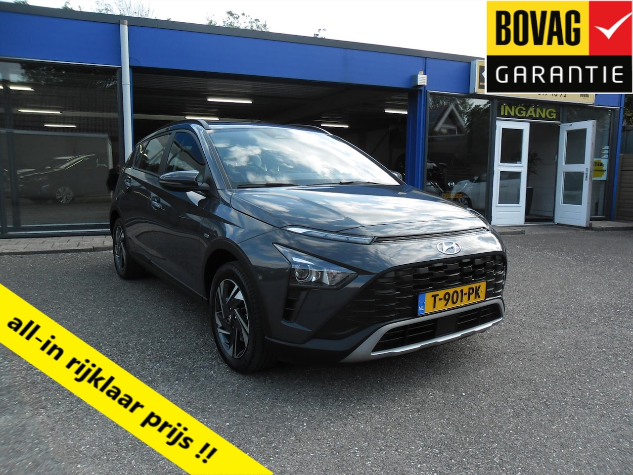 Hyundai Bayon - 1.0 T-GDI 100PK COMFORT SMART NAV AIRCO LMV TREKHAAK PDC 20171 KM RIJKLAARPRIJS - AutoWereld.nl
