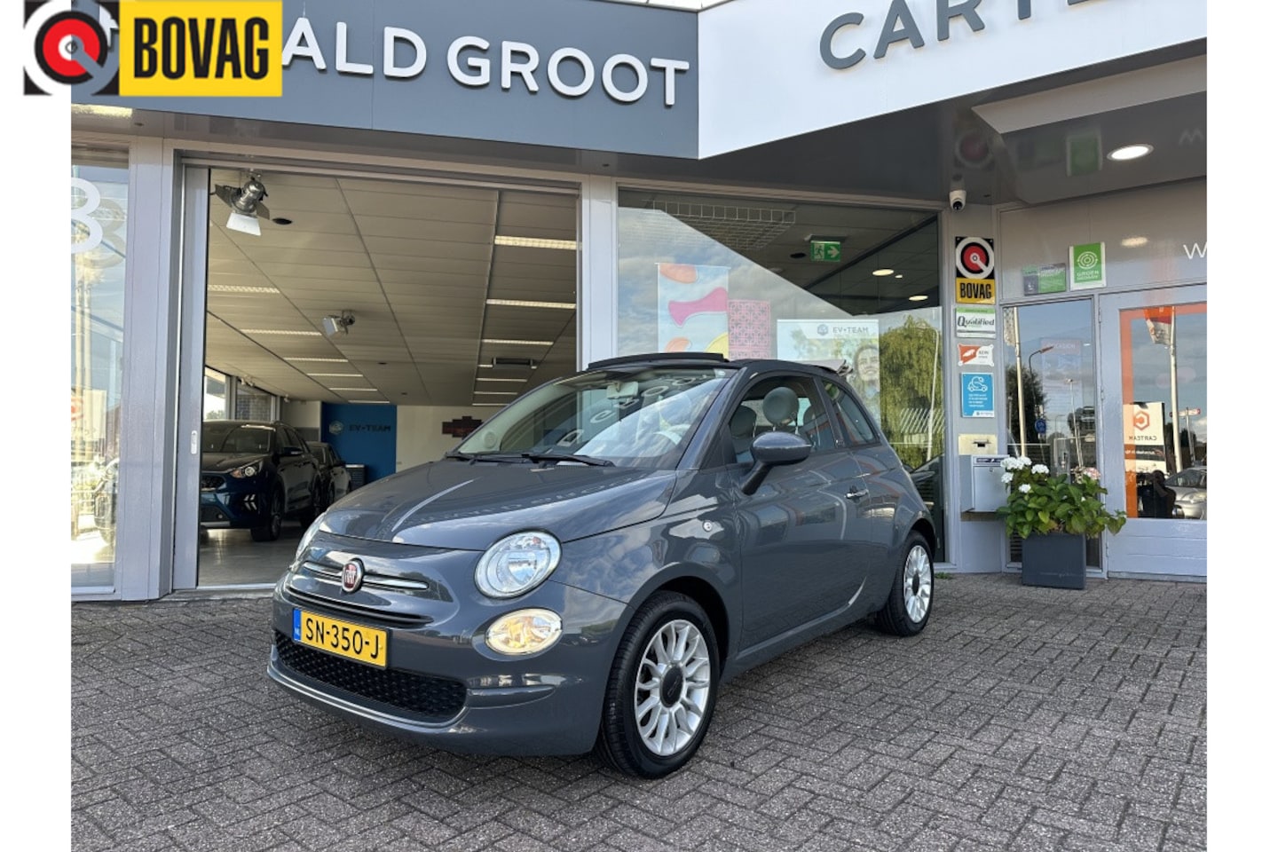 Fiat 500 C - 0.9 TA T Popstar | Carbrio | Cruise | Airco - AutoWereld.nl