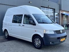 Volkswagen Transporter - 2.5 TDI 340 130pk L2H3 BTW vrij Automaat Airco Trekhaak Stroomvoorziening Stand kachel Bes