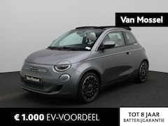 Fiat 500 C - La Prima 42 kWh Cabriotop| BTW| Automaat | WLTP 320 km| Navigatie| Achteruitrijcamera| Cru