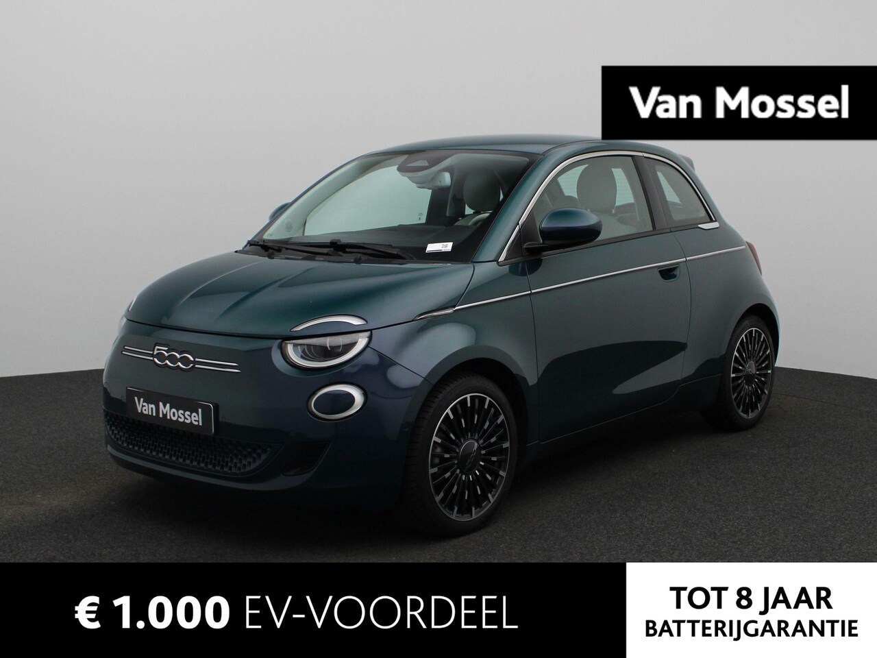 Fiat 500e - La Prima 42 kWh | Navigatie | Camera | leder - AutoWereld.nl