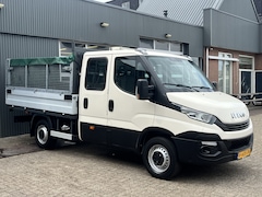 Iveco Daily - 35S12D 2.3 345 Airco Trekhaak 3500kg trekgewicht 6-Persoons Open laadbak Pick-up P-up Bakw
