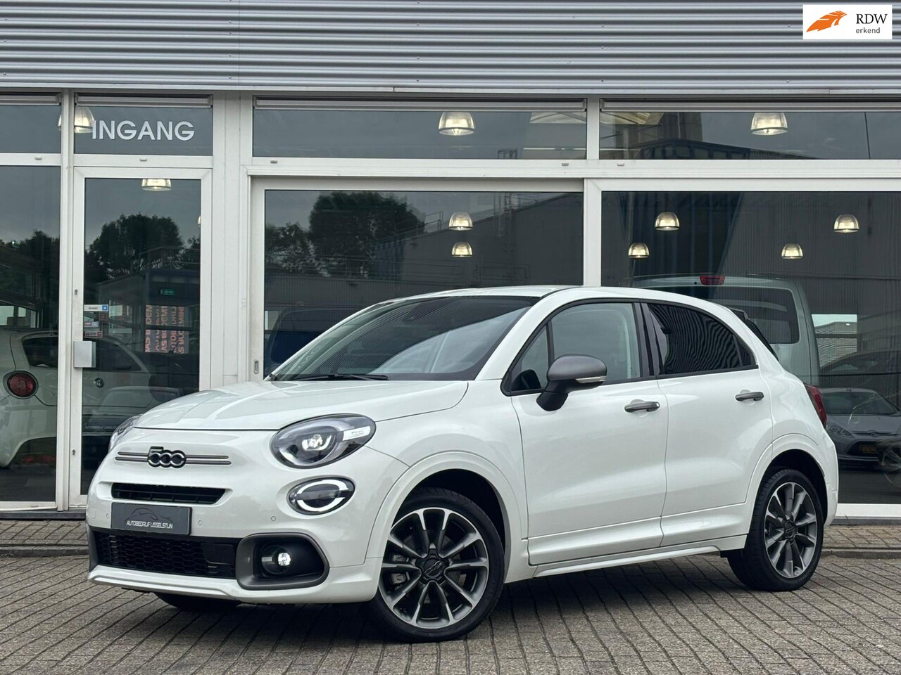 Fiat 500 X - 1.5 Hybrid Sport / Automaat / Navigatie / Cruise Control /Leder. - AutoWereld.nl