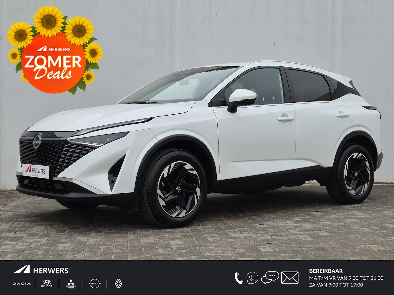 Nissan Qashqai - 1.3 MHEV Xtronic N-Connecta Automaat / HUD / Nieuw model / Facelift / Cold pack / Pack Eas - AutoWereld.nl