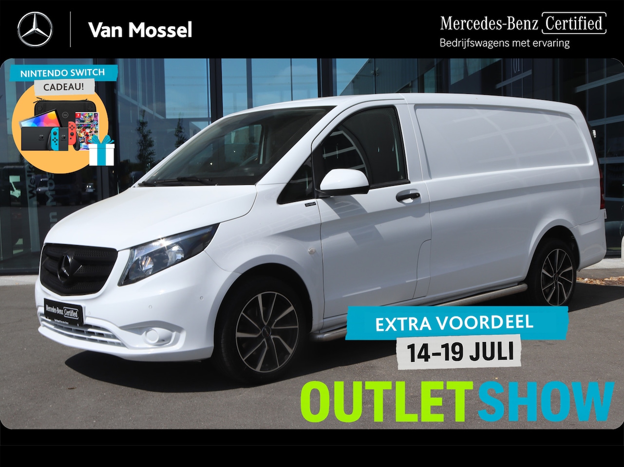 Mercedes-Benz Vito - 114 CDI Aut. Lang |AIRCO/CAMERA/APPLE PLAY/LMV |Certified - AutoWereld.nl