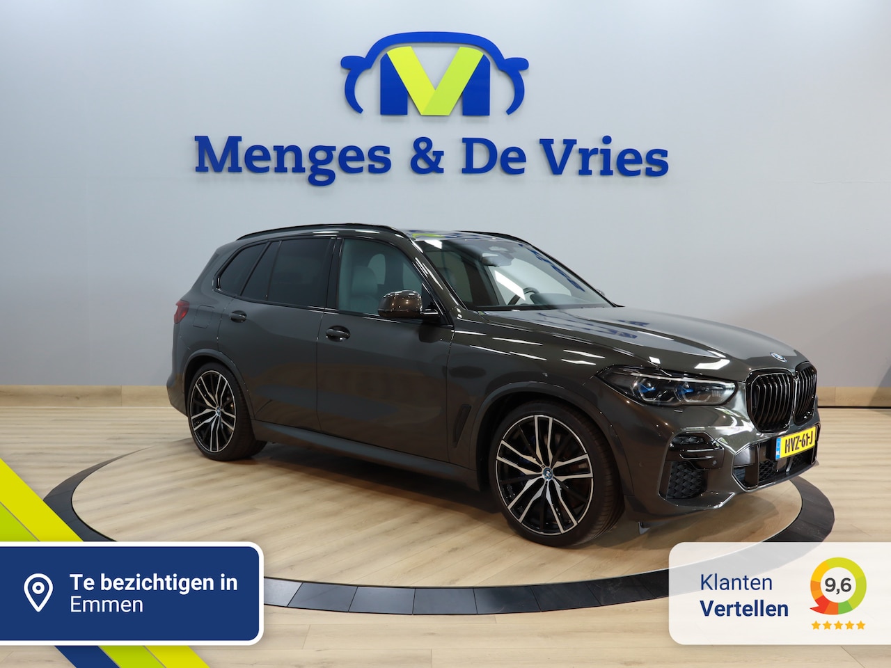 BMW X5 - xDrive45e High Executive M-Sport pakket Dravitgrau Metallic Airco ECC | Achterwiel Besturi - AutoWereld.nl