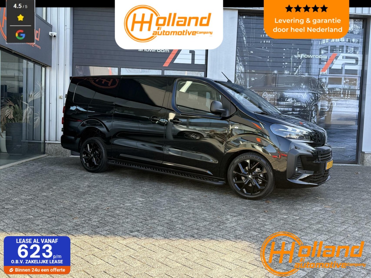 Peugeot Expert - Bestel 2.0 BlueHDi 180 S&S L3 DC BLACK ON BLACK - AutoWereld.nl