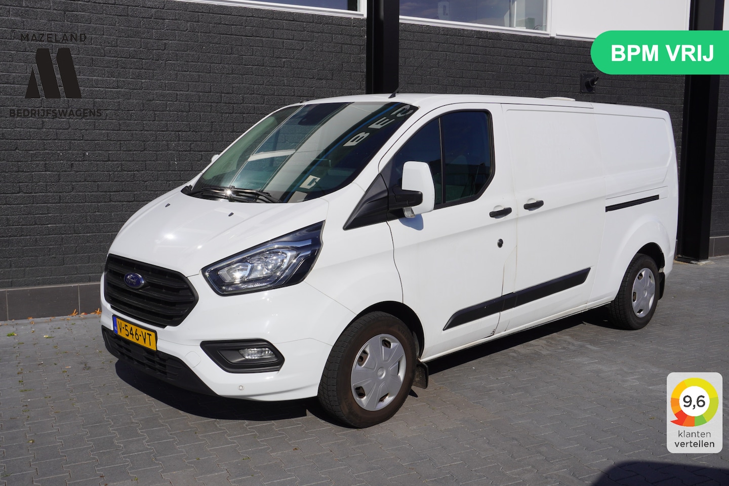 Ford Transit Custom - 2.0 TDCI 130PK L2 Automaat 2x Schuifdeur EURO 6 - Airco - Navi - Cruise - €8.950,- Excl. - AutoWereld.nl