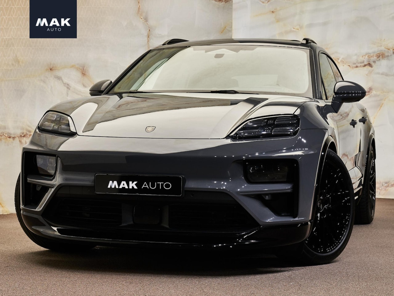 Porsche Macan - Turbo, 22'', pano, HUD, surround view, stl.ventilatie, LED-matrix, Burmester, luchtv., bij - AutoWereld.nl