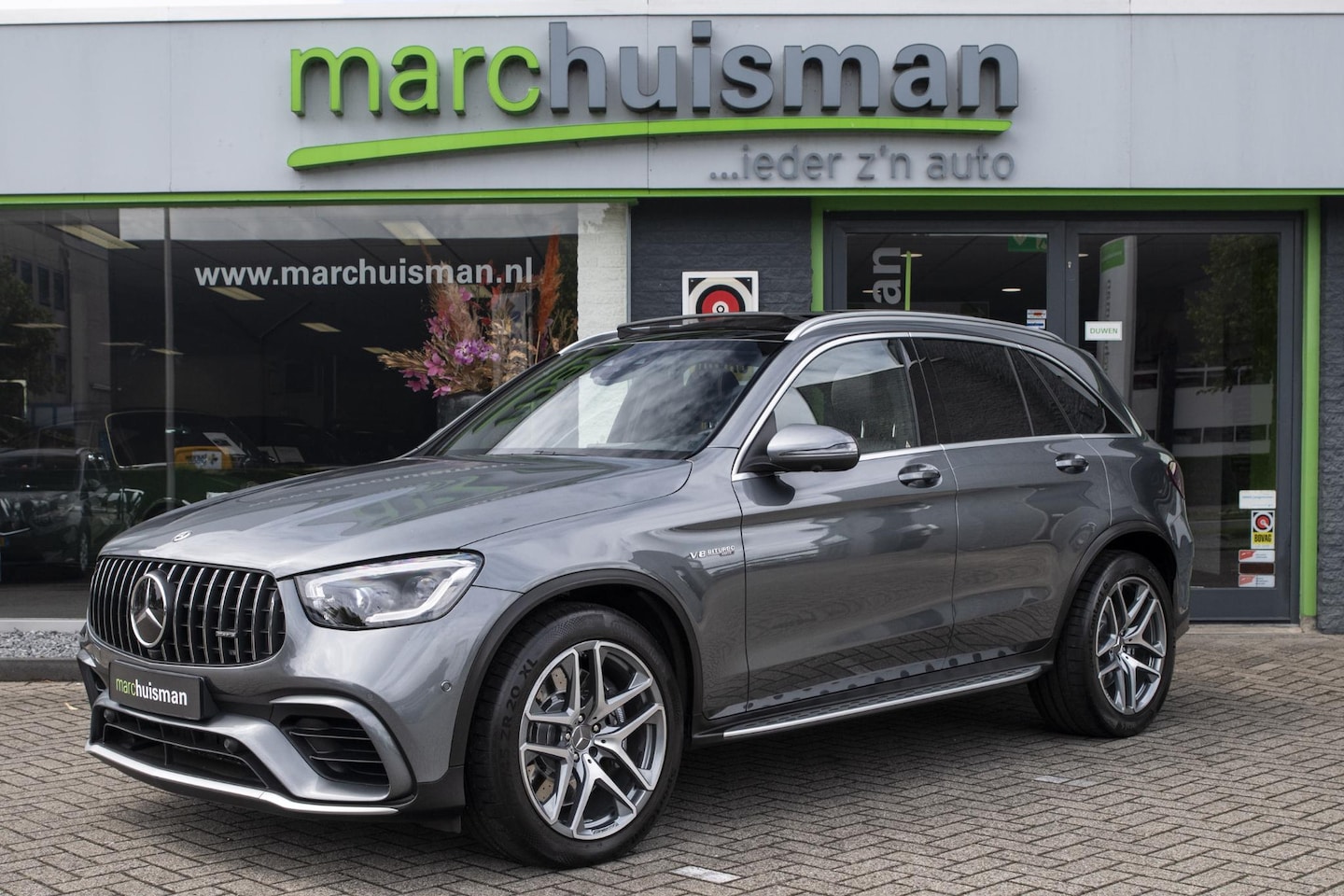 Mercedes-Benz AMG GLC - 63 4MATIC+ Premium Plus / PANODAK / HEAD UP / SPORTUITLAAT - AutoWereld.nl