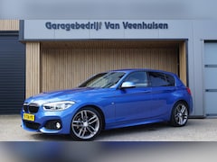 BMW 1-serie - 118i 136pk 5Drs M-Sport Shadow-Line Leder LED 18inch LM Navi *Estoril Blau Metallic