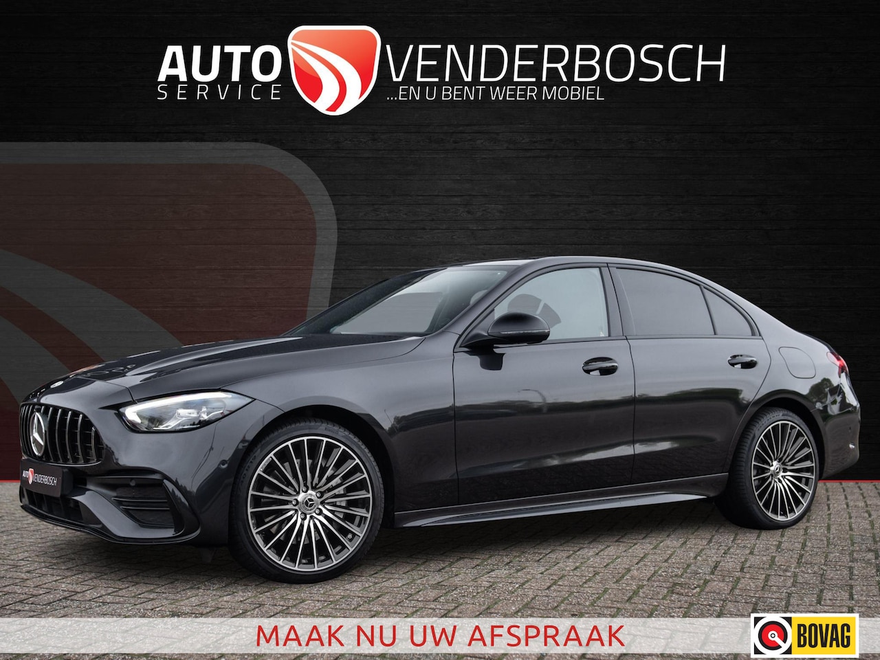 Mercedes-Benz C-klasse - 300 e AMG Line 313pk | 19 inch | HUD | Sfeerverlichting - AutoWereld.nl