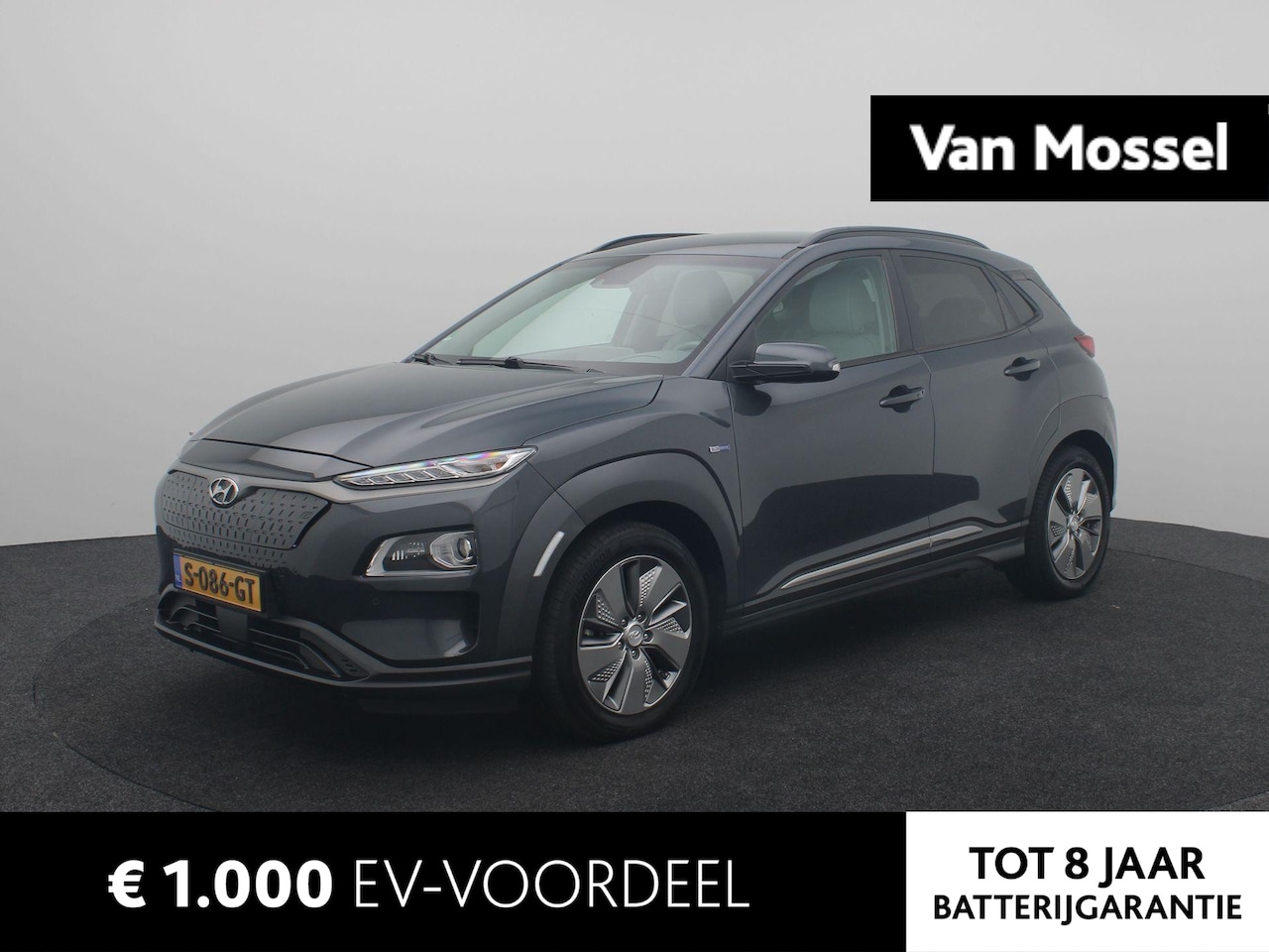 Hyundai Kona Electric - EV Fashion 64 kWh | Lederen Bekleding/Elektrisch Verstelbaar | PDC V+A | Premium Audio | - AutoWereld.nl