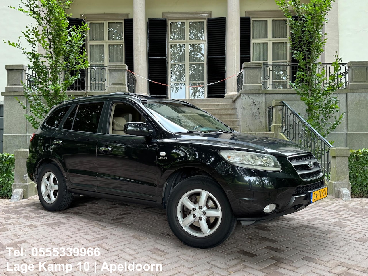 Hyundai Santa Fe - 2.7i V6 4WD Style 7p. Automaat Leder Navi Camera Pdc Trekhaak - AutoWereld.nl