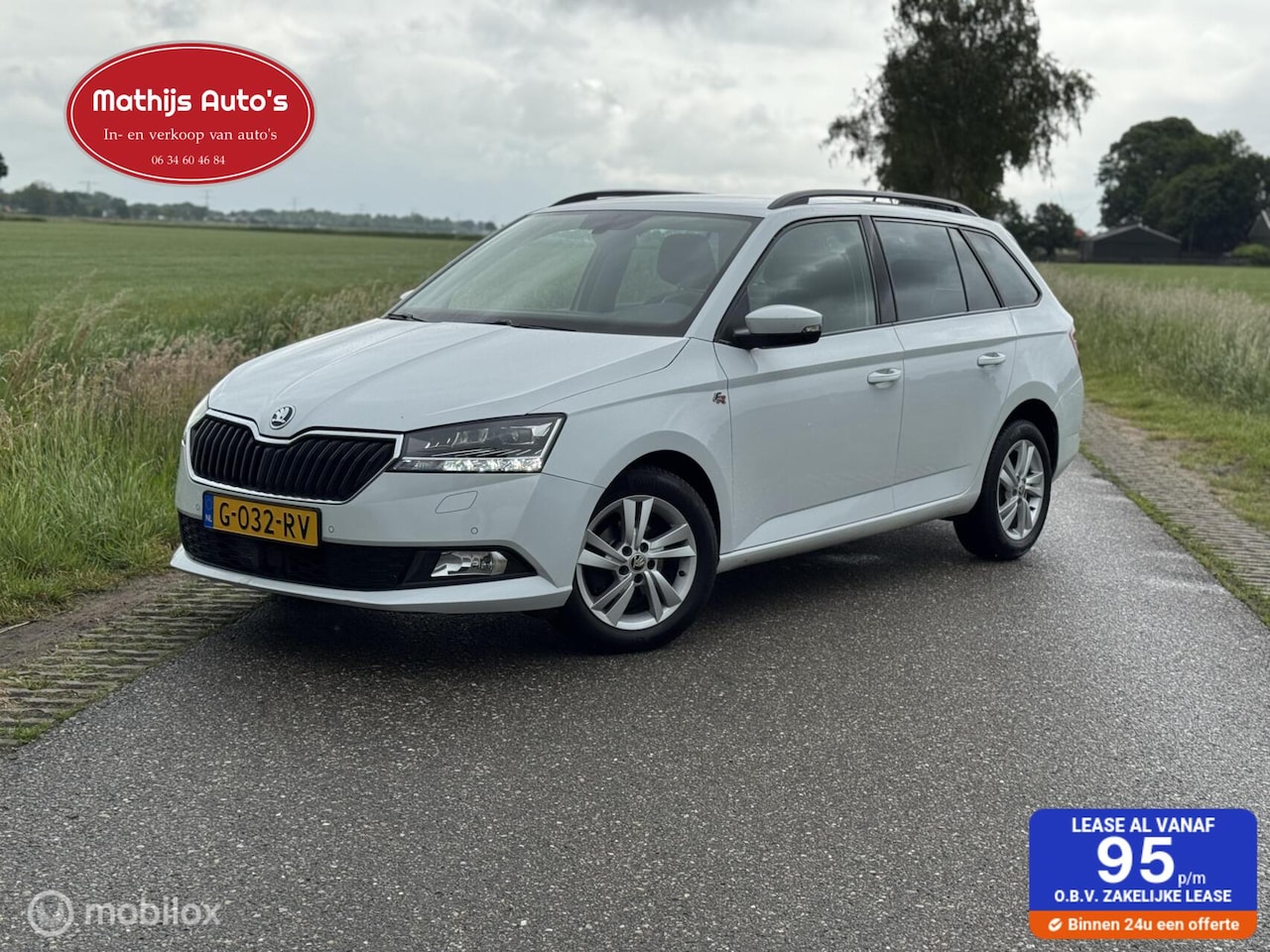 Skoda Fabia Combi - 1.0 TSI Clever FR LED Navi Clima Cruise BTW auto - AutoWereld.nl