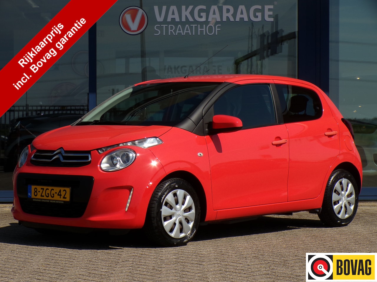 Citroën C1 - 1.0 e-VTi Feel 1.0 e-VTi Feel 5-Drs, Airco / Limiter / Bluetooth / LED Dagrijverlichting - AutoWereld.nl