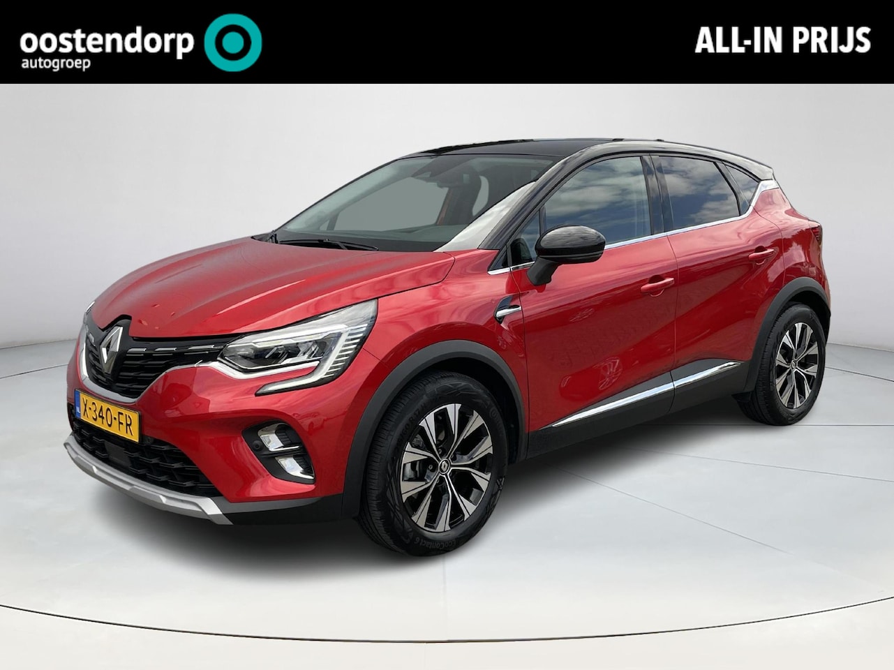 Renault Captur - 1.6 E-Tech full hybrid 145 techno BI-Tone | Trekhaak | LED koplampen| Automaat | Parkeerse - AutoWereld.nl