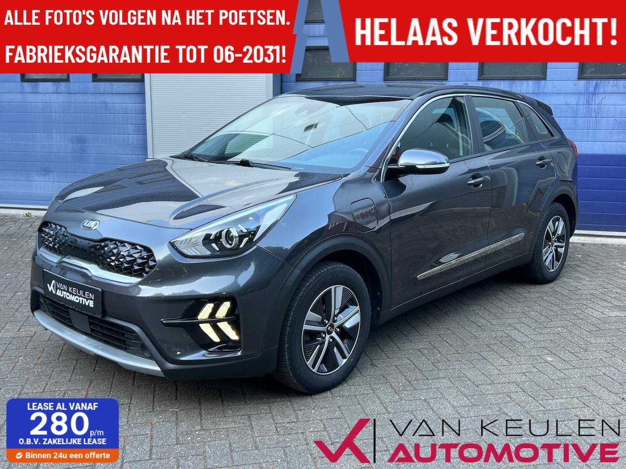 Kia Niro - 1.6 GDi PHEV l Trekhaak l Fabrieksgarantie 06-2031 - AutoWereld.nl