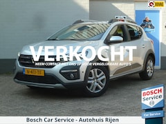 Dacia Sandero Stepway - 1.0 TCe 90 Automaat|Camera|Keyless-Entry/Go|Blindspot|Climate-Control|Cruise-Control|Trekh