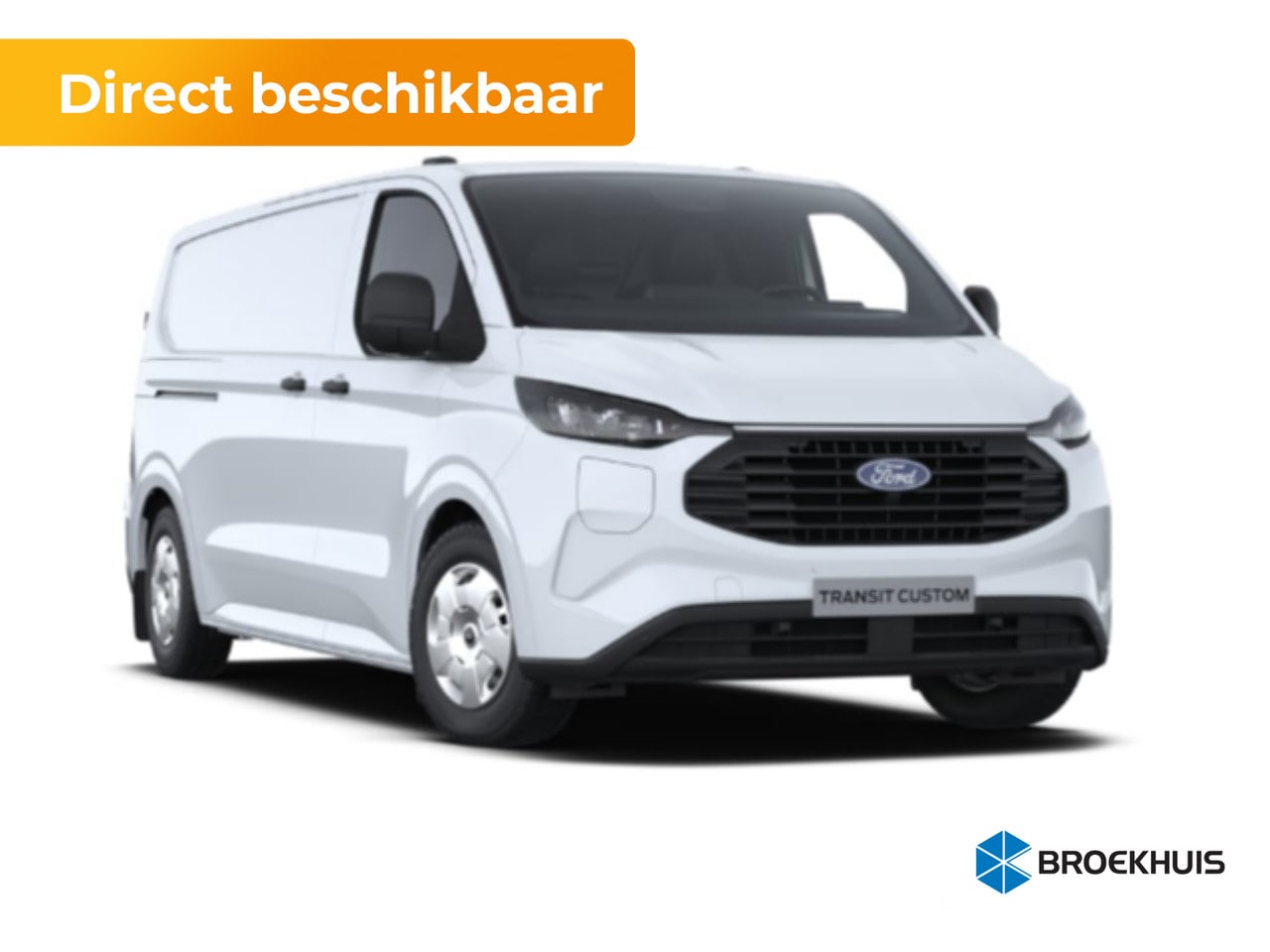 Ford Transit Custom - 320 2.5 PHEV L2H1 Trend | 1-fase laadkabel mode 3 16A, 10 meter (PHEV) | 2 zitplaatsen rec - AutoWereld.nl