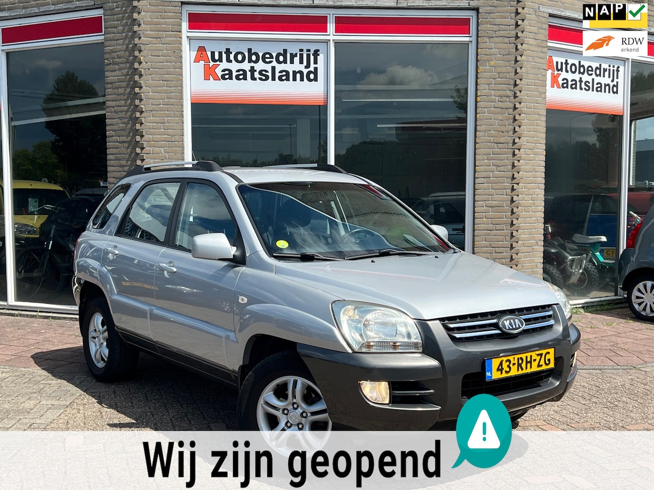 Kia Sportage - 2.0 CVVT Comfort - Airco - Cruise - Trekhaak - Goed onderhouden - AutoWereld.nl