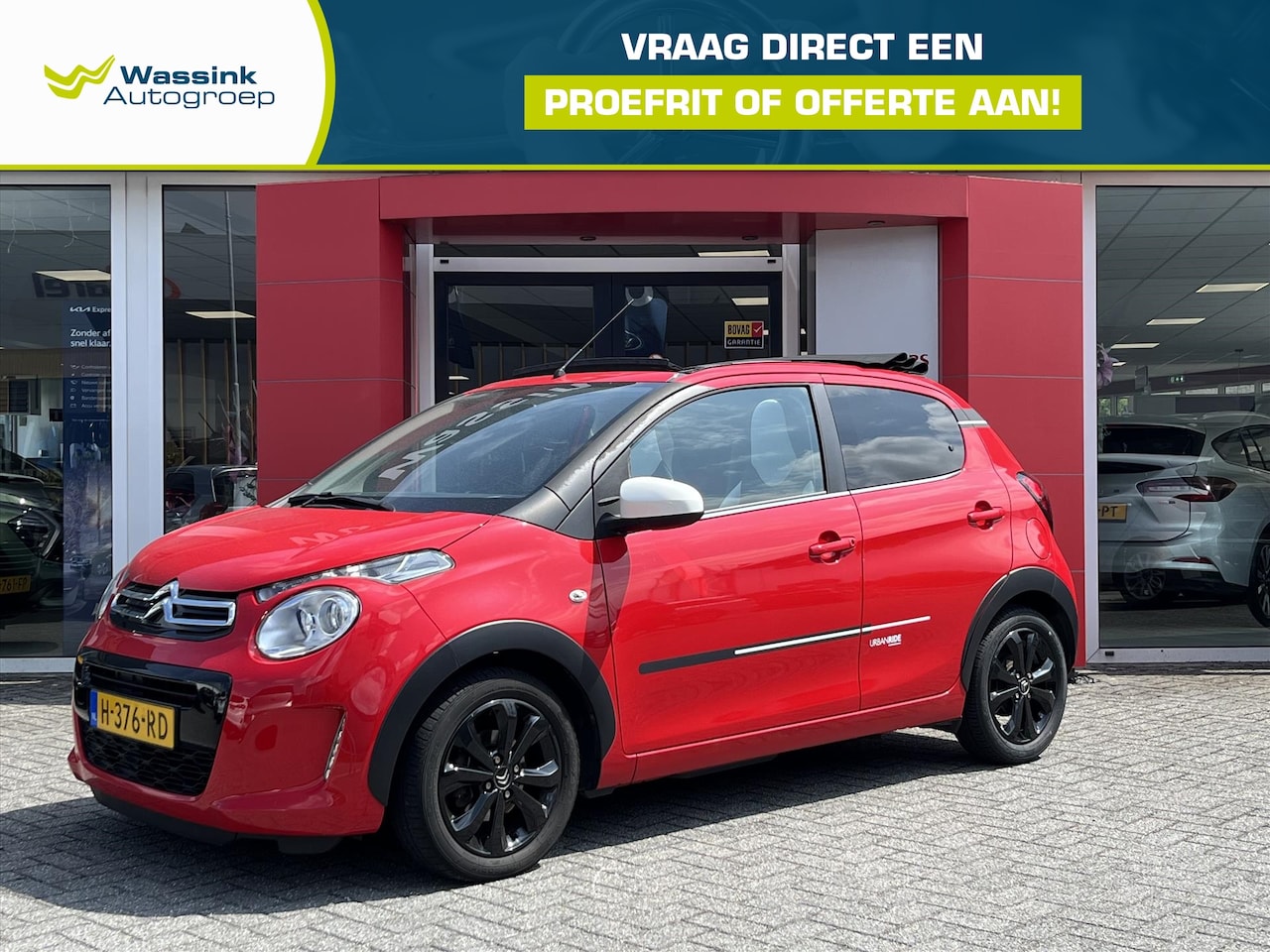Citroën C1 - Airscape 5Drs Cabrio Urban Ride | Apple carplay | Camera | - AutoWereld.nl